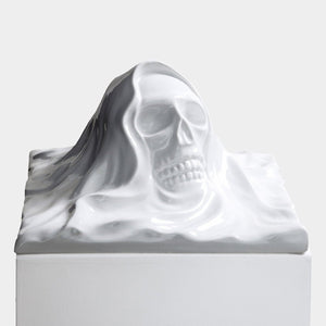 Accept Rather Than Fear - Ceramic Sculpture (White)